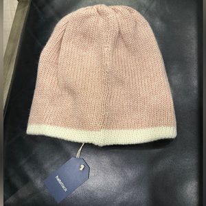 Hatattack Reversible Tipped Beanie, One Size, Natural, New With Tag